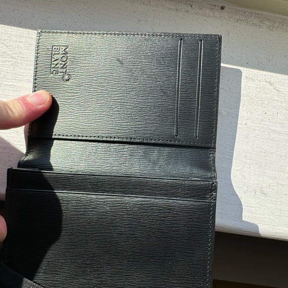Mont Blanc Wallet and Card Holder 4.4x2.8’ NWOT Black Leather - Picture 14 of 14